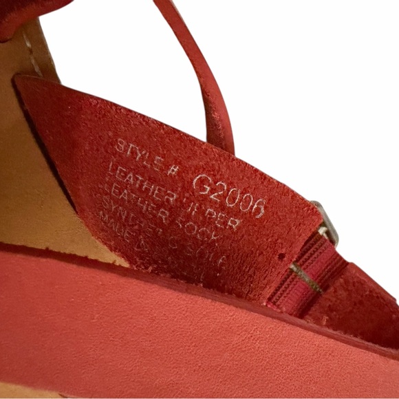 MADEWELL The Boardwalk Multi Strap Sandals Red Size 7